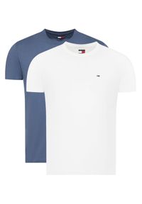 Tommy Jeans Komplet 2 t-shirtów DM0DM20687 Kolorowy Slim Fit. Materiał: bawełna. Wzór: kolorowy