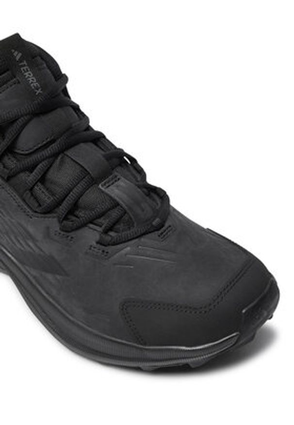 Adidas - adidas Trekkingi Terrex Trailmaker 2.0 Mid Leather Hiking ID0888 Czarny. Kolor: czarny. Materiał: skóra, nubuk. Model: Adidas Terrex. Sport: turystyka piesza