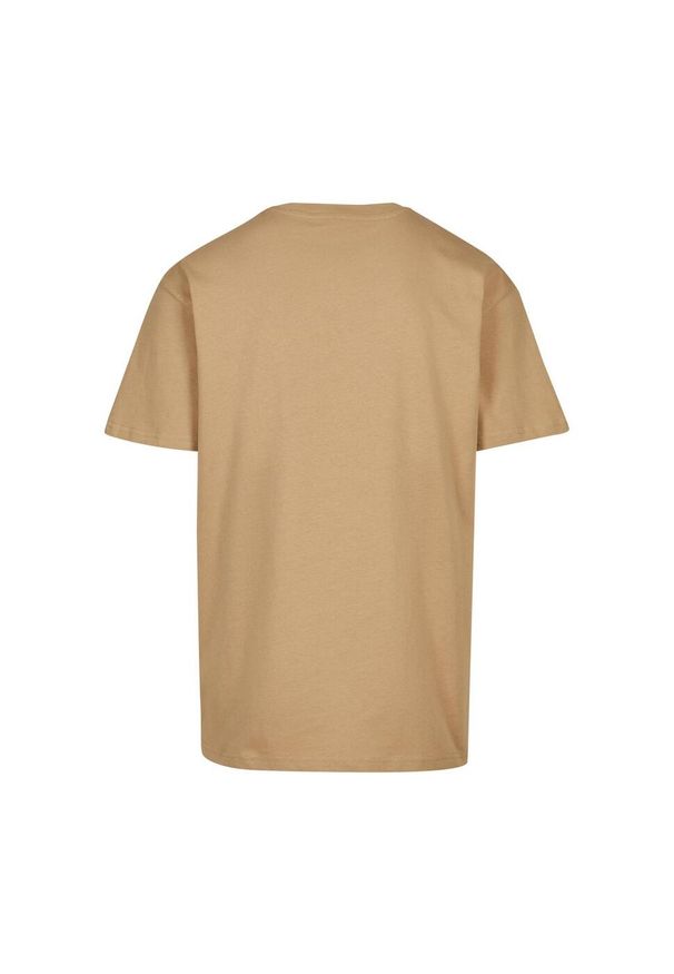 BUILD YOUR BRAND - Ponadwymiarowa Koszulka Dla Dorosłych Unisex Heavyweight. Kolor: beżowy