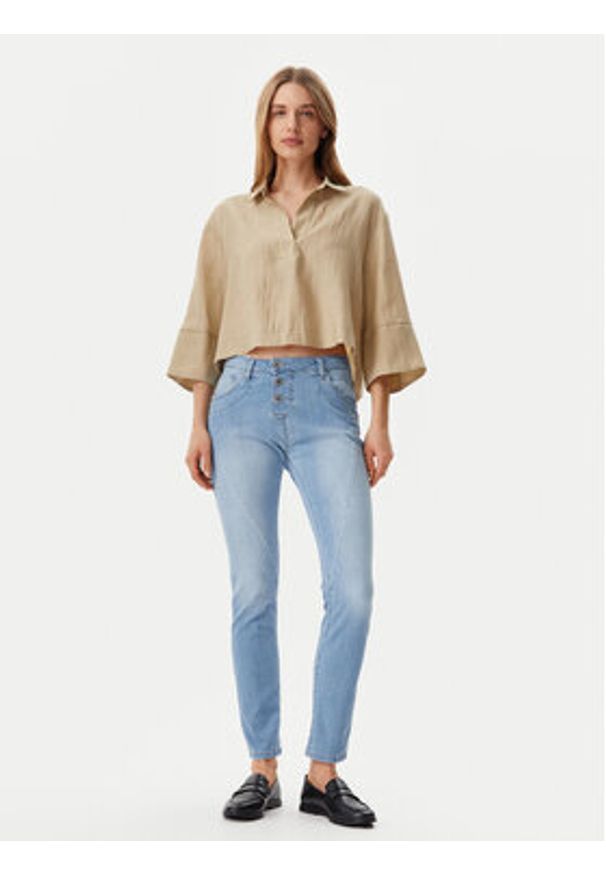 Please Jeansy P78ABQ2NQJ Niebieski Slim Fit. Kolor: niebieski