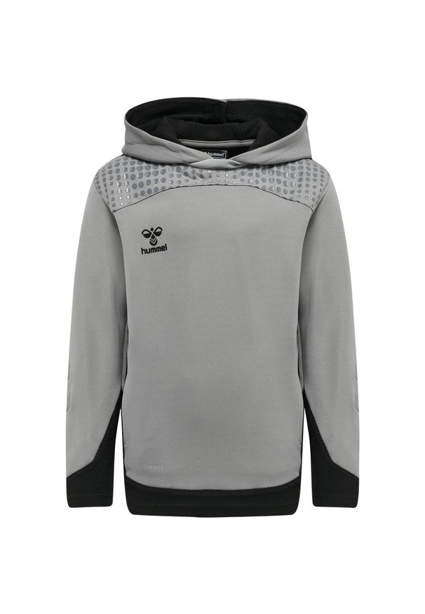 Bluza dziecięca z kapturem Hummel hmlLEAD poly. Typ kołnierza: kaptur. Kolor: szary. Sport: joga i pilates