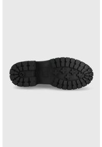 Truffle Collection Śniegowce damskie kolor czarny. Nosek buta: okrągły. Kolor: czarny. Materiał: guma. Obcas: na platformie #2