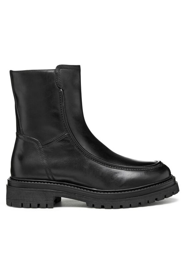 Geox Kozaki D Iridea D56HRG 00043 C9999 Czarny. Kolor: czarny. Materiał: skóra
