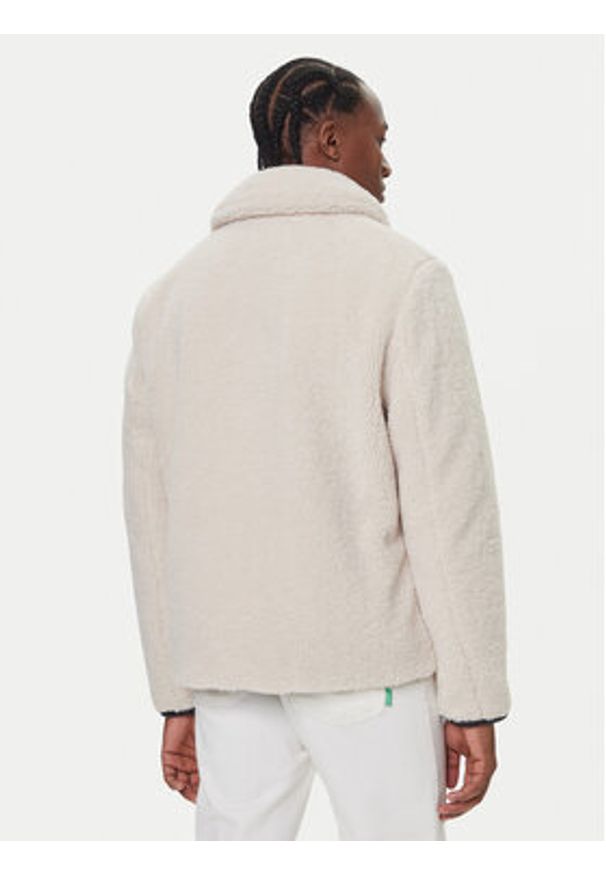 Save The Duck Kożuch D32522M BUBU21 Beżowy Regular Fit. Kolor: beżowy. Materiał: syntetyk