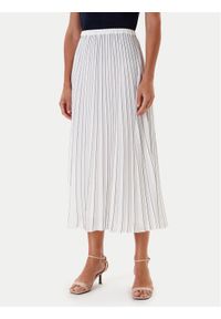 Tatuum Spódnica plisowana Mirama 1 T2510.172 Écru Relaxed Fit. Materiał: syntetyk