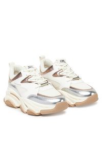 Steve Madden Sneakersy Progressive SM19000096 Srebrny. Kolor: srebrny. Materiał: materiał #6