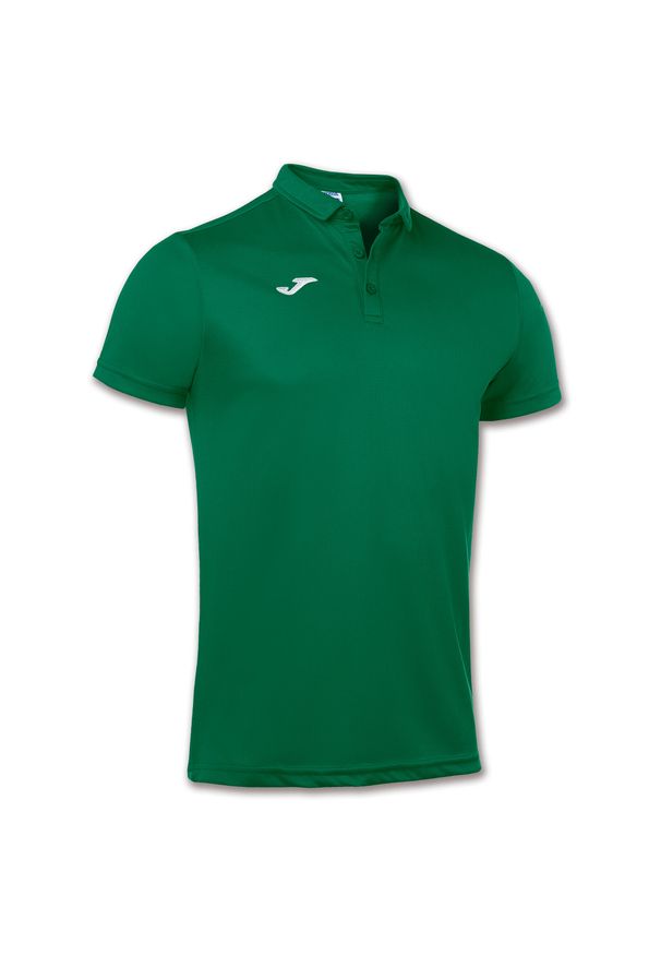 Koszulka polo do tenisa męska Joma Hobby. Typ kołnierza: polo. Kolor: zielony. Sport: tenis