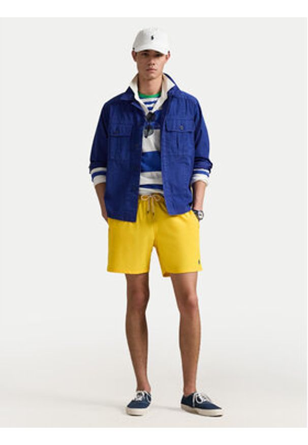 Polo Ralph Lauren Szorty kąpielowe 710957782010 Żółty Classic Fit. Kolor: żółty. Materiał: syntetyk