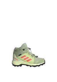 Adidas - Buty dziecięce adidas Terrex Mid Gore-Tex. Kolor: zielony, czarny, wielokolorowy. Technologia: Gore-Tex. Model: Adidas Terrex #1