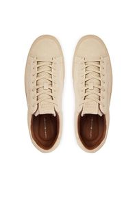 TOMMY HILFIGER - Tommy Hilfiger Sneakersy Park Premium Suede FM0FM05829 Beżowy. Kolor: beżowy. Materiał: skóra, zamsz #3