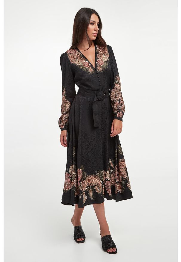 Twinset Milano - Sukienka damska midi TWINSET. Długość: midi