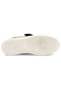 Czarne Sneakersy Simen Damskie Modne Półbuty. Zapięcie: pasek. Kolor: czarny. Materiał: skóra #5