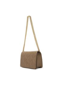 Calvin Klein Torebka Quilted Mini Chain Bag LV04F3321G Beżowy. Kolor: beżowy. Materiał: skórzane #5