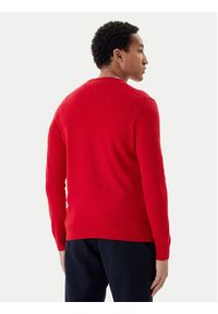 TOMMY HILFIGER - Tommy Hilfiger Sweter Essential Ssnl MW0MW39999 Czerwony Regular Fit. Kolor: czerwony. Materiał: bawełna #8