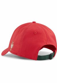 Puma - Czapka z daszkiem dla kibica portugalskiej piłki nożnej PUMA Sport Red White. Kolor: biały, czerwony, wielokolorowy. Styl: sportowy