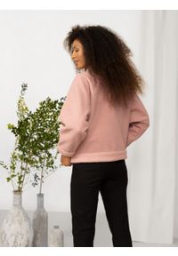 outhorn - Kurtka koszulowa damska - różowa. Kolekcja: plus size. Kolor: różowy. Materiał: materiał, tkanina, poliester