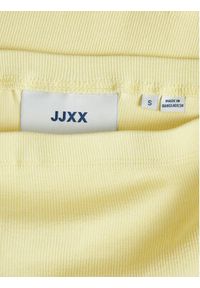 JJXX Top Fiona 12234188 Żółty Slim Fit. Kolor: żółty. Materiał: bawełna #7