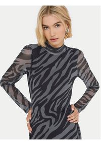 only - ONLY Sukienka codzienna Erica 15355845 Szary Regular Fit. Okazja: na co dzień. Kolor: szary. Materiał: syntetyk. Typ sukienki: proste. Styl: casual #6