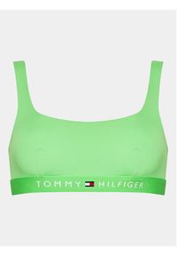 TOMMY HILFIGER - Tommy Hilfiger Góra od bikini UW0UW04108 Zielony. Kolor: zielony. Materiał: syntetyk