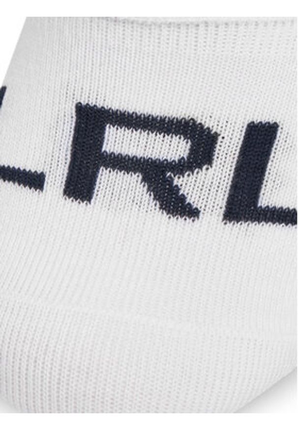 Lauren Ralph Lauren - LAUREN RALPH LAUREN Stopki 454972832002 Biały. Kolor: biały. Materiał: bawełna