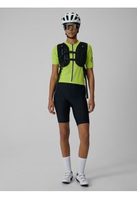 4f - 4F Koszulka kolarska damska - zielona XS. Kolor: zielony. Materiał: dzianina, skóra, materiał. Długość: długie. Sport: kolarstwo #2