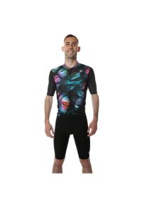 C-LAB - Koszulka rowerowa męska Ottima Monstera. Kolor: czarny. Długość rękawa: krótki rękaw. Długość: krótkie. Sport: kolarstwo