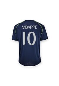 Koszulka wyjazdowa Kylian Mbappé Real Madrid 25/26 dla dzieci. Kolor: niebieski. Materiał: poliester. Sport: piłka nożna