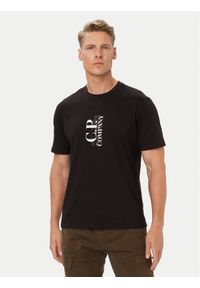 C.P. Company T-Shirt 21CMTS134A005100W Czarny Regular Fit. Kolor: czarny. Materiał: bawełna #1