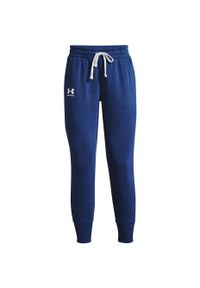 Spodnie damskie Under Armour Rival Fleece Joggers. Kolor: niebieski #1