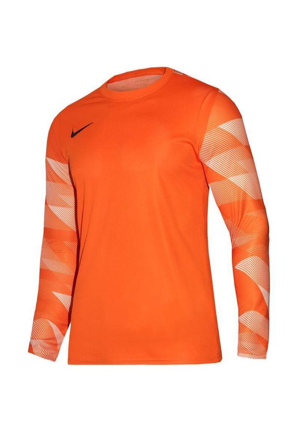 Nike - Koszulka Bramkarska Z Długim Rękawem Dla Dzieci Park IV DriFIT. Kolor: żółty, pomarańczowy, wielokolorowy. Długość rękawa: długi rękaw. Długość: długie