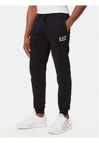 EA7 Emporio Armani Dres 7M000966 AF10377 UC001 Czarny Slim Fit. Kolor: czarny. Materiał: bawełna #4