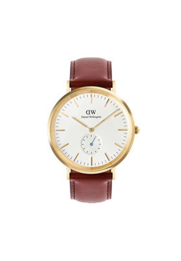 Daniel Wellington Zegarek Classic St Mawes DW00100869 Brązowy. Kolor: brązowy