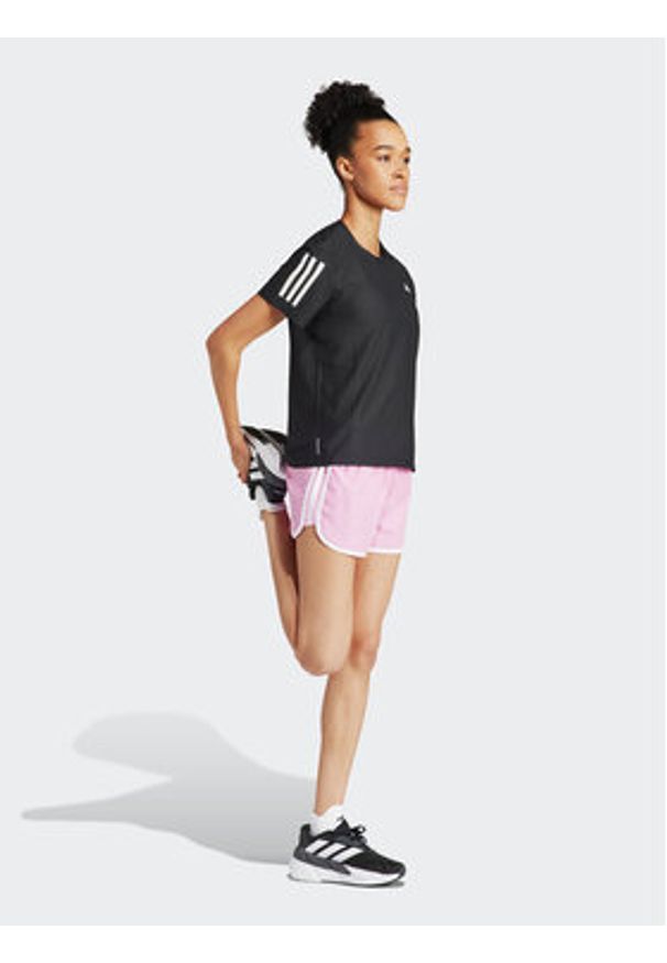 Adidas - adidas Szorty sportowe Marathon 20 IN1533 Różowy Slim Fit. Kolor: różowy. Materiał: syntetyk