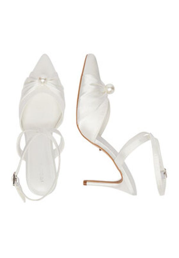 DeeZee Szpilki CEO-CD23029-13 Biały. Kolor: biały. Materiał: materiał. Obcas: na szpilce