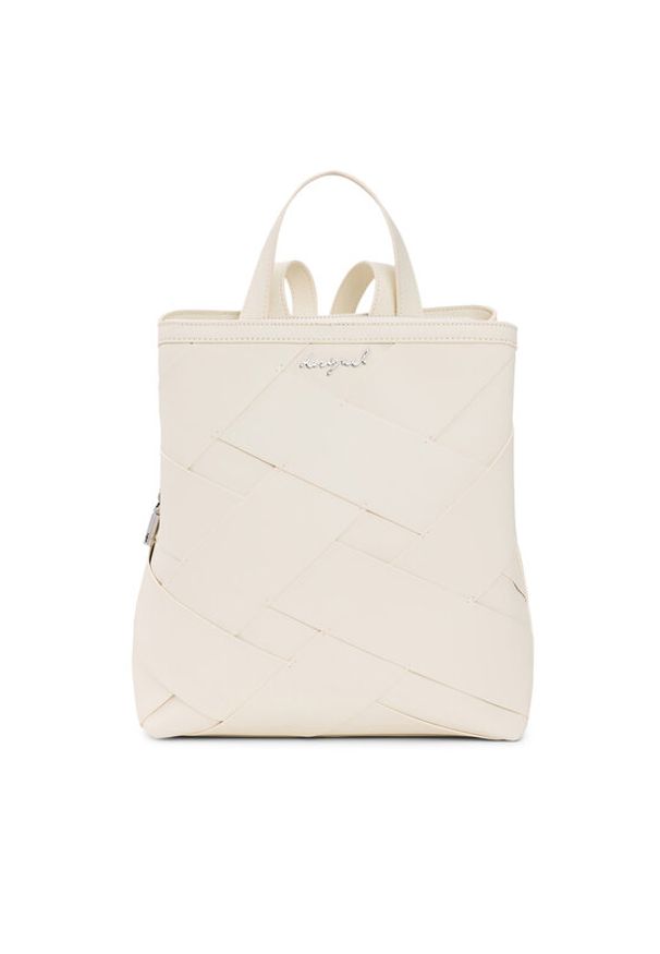 Desigual Plecak 26SAKP29 Biały. Kolor: biały. Materiał: skóra