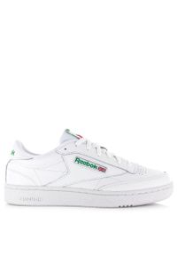 Buty do chodzenia męskie Reebok Club C White. Zapięcie: sznurówki. Kolor: biały. Materiał: tkanina, materiał, skóra, syntetyk. Szerokość cholewki: normalna. Model: Reebok Club. Sport: turystyka piesza