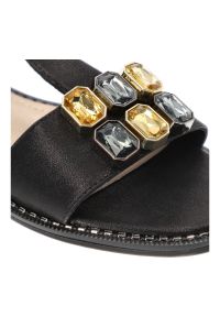 Czarne Sandały S.Barski Modne Obuwie Damskie. Zapięcie: pasek. Kolor: czarny. Materiał: skóra. Wzór: paski. Sezon: lato. Obcas: na płaskiej podeszwie. Styl: elegancki #3