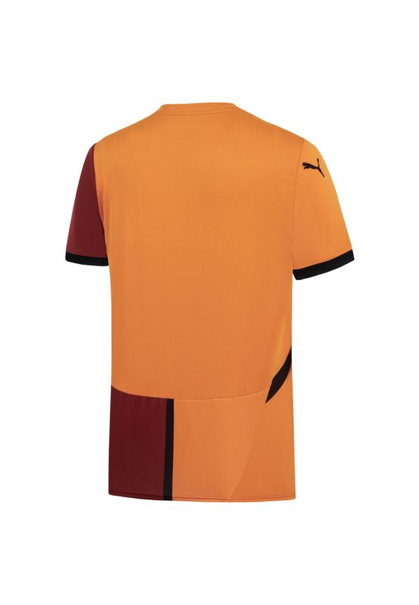 Puma - Męska koszulka domowa Galatasaray SK 24/25 PUMA Red Rhythm Intense Orange. Kolor: czerwony, pomarańczowy, żółty, wielokolorowy