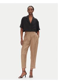 ACCESS FASHION Spodnie materiałowe 53-5025-235 Zielony Regular Fit. Kolor: zielony. Materiał: lyocell