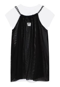 DKNY Sukienka codzienna D32872 D Czarny Regular Fit. Okazja: na co dzień. Kolor: czarny. Materiał: syntetyk. Typ sukienki: proste. Styl: casual #7