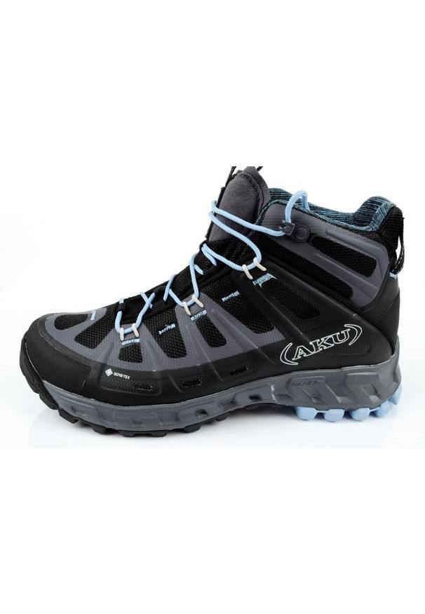 Buty trekkingowe damskie Aku Selvatica Mid GTX. Kolor: wielokolorowy, szary, czarny. Styl: sportowy