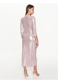 Rinascimento Sukienka koktajlowa CFC0018957002 Różowy Regular Fit. Kolor: różowy. Materiał: syntetyk. Styl: wizytowy #5