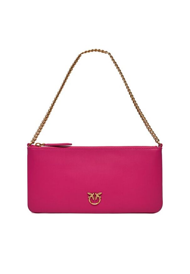 Pinko Torebka Horizontal Flat PE 24 PCPL 102747 A0F1 Różowy. Kolor: różowy. Materiał: skórzane
