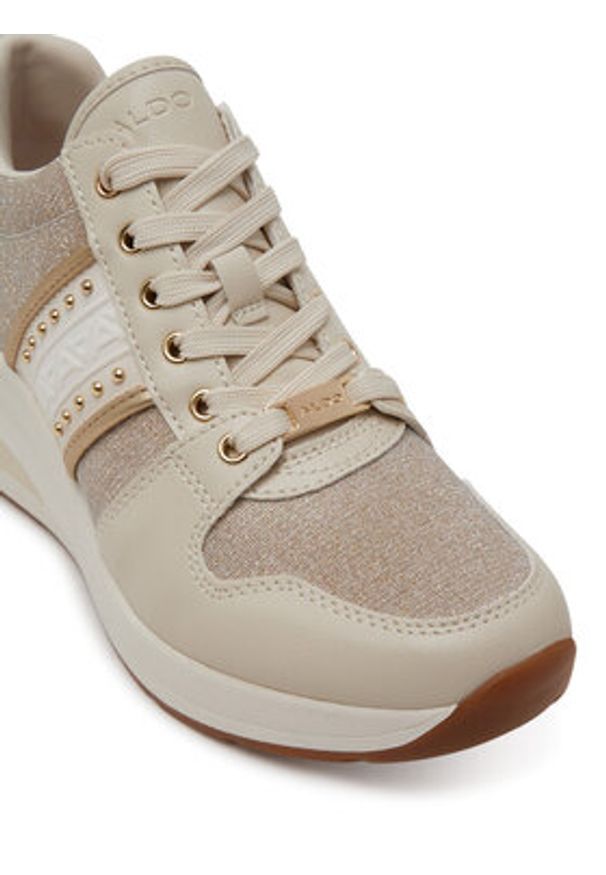Aldo Sneakersy Rongan 13672208 Beżowy. Kolor: beżowy. Materiał: skóra
