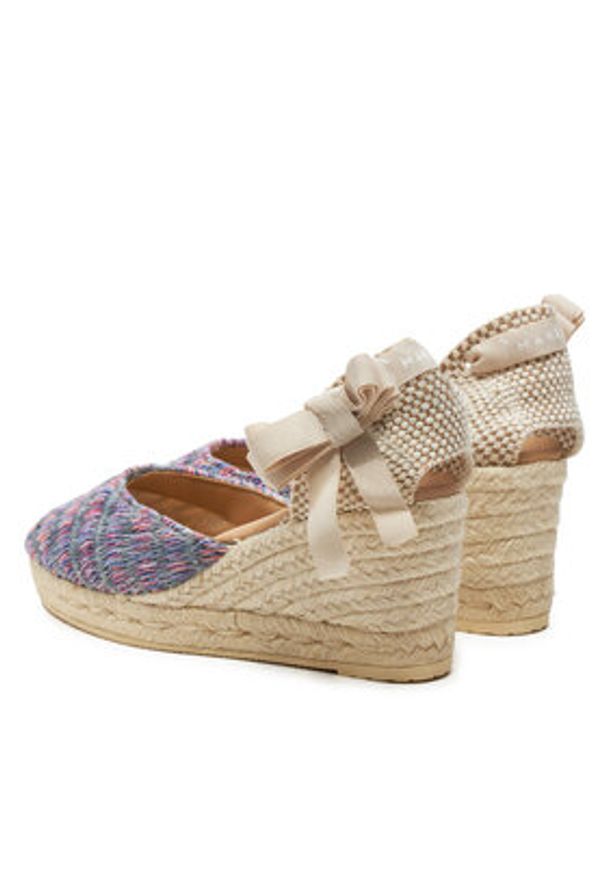 Manebi Espadryle Acapulco Low Wedge Espadrilles G 0.6 WL Fioletowy. Kolor: fioletowy. Materiał: materiał