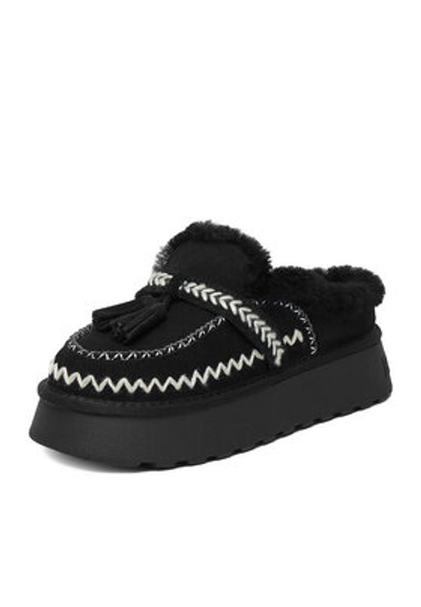 Badura Śniegowce EO-CRYSTAL-TS6291 Czarny. Kolor: czarny. Materiał: zamsz, skóra