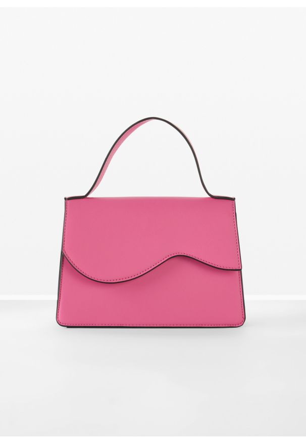 bonprix - Mała torebka na ramię. Kolor: różowy. Rozmiar: małe. Rodzaj torebki: na ramię
