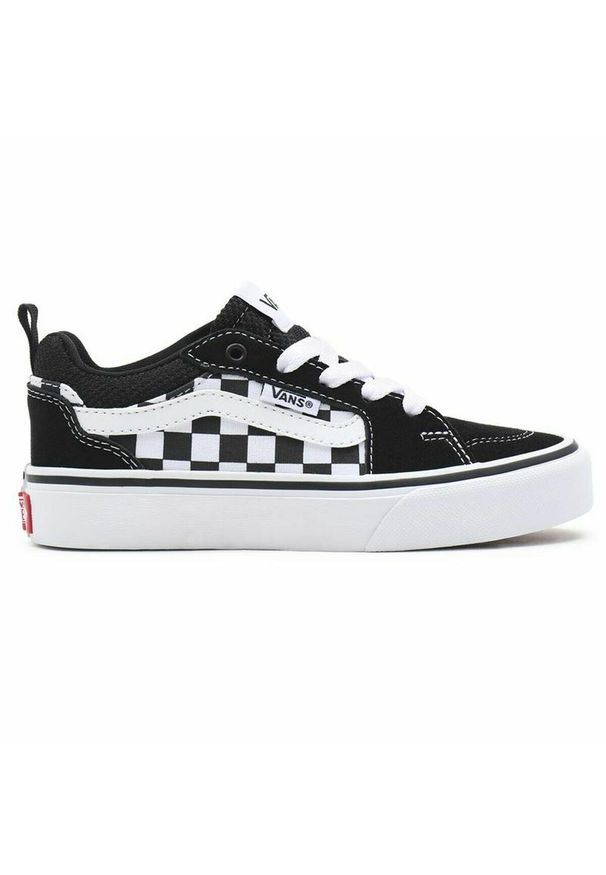 Obuwie Sportowe Dziecięce Vans Filmore YT Checkerboard Czarny. Okazja: na co dzień. Kolor: czarny. Materiał: zamsz, guma, tkanina