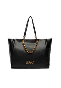Liu Jo Torebka AA6116 E0958 Czarny. Kolor: czarny. Materiał: skórzane #1