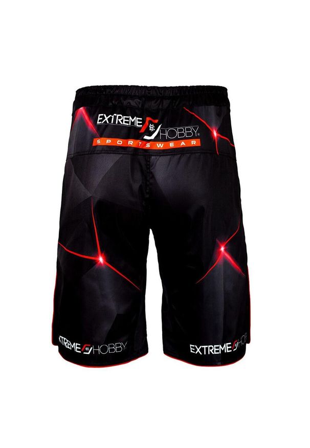 Spodenki do Grapplingu MMA BJJ K1 męskie EXTREME HOBBY MT SPORT. Kolor: czerwony. Materiał: poliester